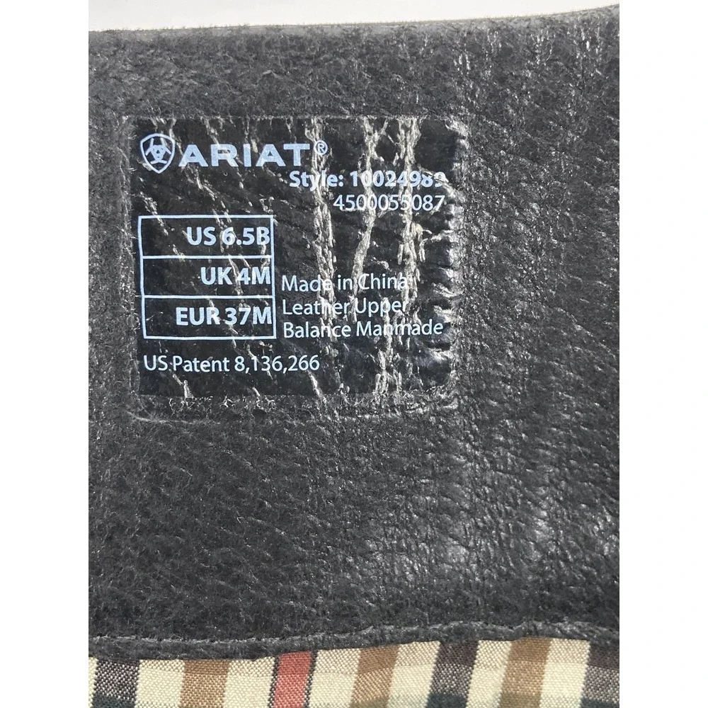 ARIAT womens Loxley H2o Country Boot Black Size 6.5 10024989 - Picture 8 of 8